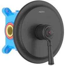 Смеситель для душа Aquatek Классик AQ1566MB встраиваемый, черный матовый