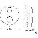 Термостат для душа Grohe Atrio 24134003
