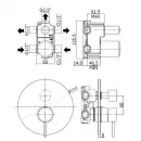Смеситель для ванны Paffoni Light LIG019HGSP