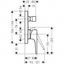 Смеситель для ванны Hansgrohe Metropol 32546140