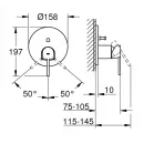 Смеситель для ванны Grohe Plus 24060AL3