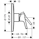 Смеситель для душа Hansgrohe Talis S 72607000