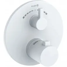 Термостат для ванны Kludi Nova Fonte Puristic 208105315 встраиваемый, белый матовый