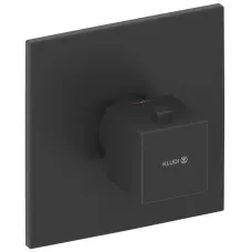 Центральный термостат Kludi Decus 547393975 встраиваемый, черный матовый