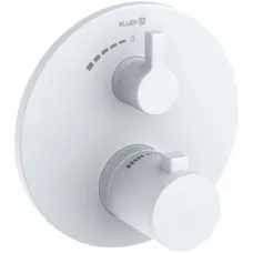 Термостат для душа Kludi Nova Fonte Puristic 208855315 встраиваемый, белый матовый