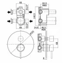 Смеситель для ванны Paffoni Light LIG018NO