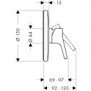 Смеситель для душа Hansgrohe Talis S 72606000