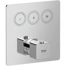 Термостат для ванны Remer Absolute AU99D3KB встраиваемый, хром