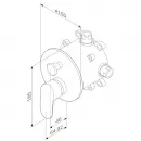 Смеситель для ванны Am.Pm Like F8085000