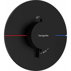 Термостат для душа Hansgrohe ShowerSelect Comfort S 15559670 встраиваемый, черный матовый