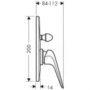 Смеситель для ванны Hansgrohe Novus 71047000