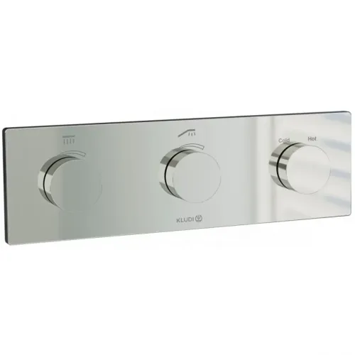 Термостат для ванны Kludi PushTronic 3830005-00 встраиваемый, хром