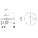 Смеситель для душа Paffoni Light LIG011HGSP