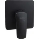 Смеситель для душа Aquatek Вега AQ1076MB встраиваемый, с душевым гарнитуром, черный матовый