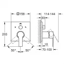 Смеситель для ванны Grohe Allure 29176001