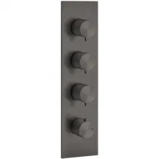 Термостат для ванны Gessi Gessi316 54516#707 встраиваемый, черный хром матовый