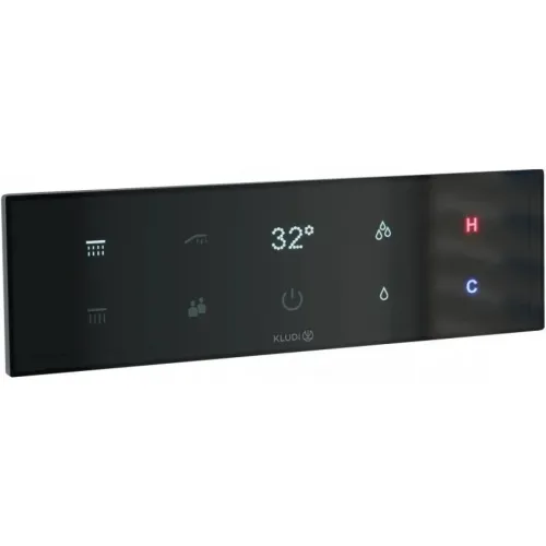 Термостат для ванны Kludi TouchTronic 38310G1-00 встраиваемый, сенсорный, черный
