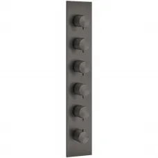 Термостат для ванны Gessi Gessi316 54520#707 встраиваемый, черный хром матовый