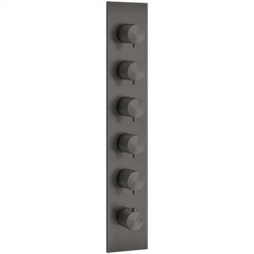 Термостат для ванны Gessi Gessi316 54520#707 встраиваемый, черный хром матовый