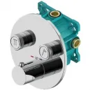Термостат для ванны Plumberia Selection PSBOX KITPSB02CR60 встраиваемый, с душевым гарнитуром, хром