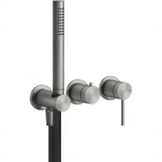 Смеситель для ванны Gessi Gessi316 54039#239 встраиваемый, нержавеющая сталь