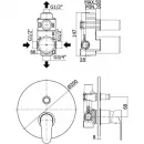 Смеситель для ванны Paffoni Green GR015CR