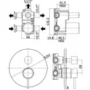 Смеситель для ванны Paffoni Light LIG019NO