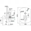 Смеситель для ванны Migliore Opera ML.OPR-6072.CR