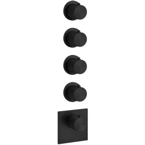 Термостат для ванны Gessi Gessi316 54508#299 встраиваемый, черный матовый
