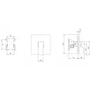 Смеситель для душа Villeroy & Boch Architectura Square TVS12500200064