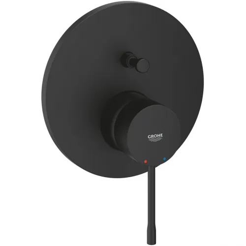 Смеситель для ванны Grohe Essence 24167KF1 встраиваемый, черный матовый