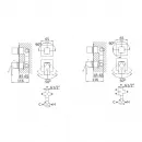 Смеситель для ванны Cezares Porta PORTA-VDIM4-M-01