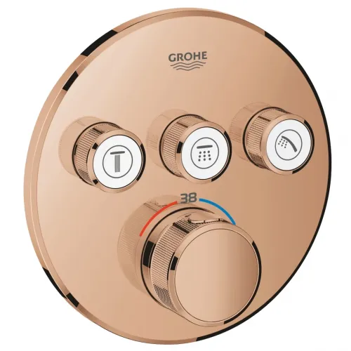 Термостат для встраиваемого монтажа на 3 выхода Grohe Grohtherm SmartControl 29121DA0
