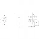 Смеситель для ванны Villeroy & Boch Architectura Square TVS125003000K5