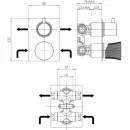 Смеситель для ванны Paini Domus 18PJ691PZ