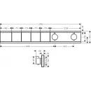 Термостат для 4 потребителей Hansgrohe RainSelect 15382990