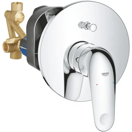 Смеситель для ванны Grohe Euroeco 32747001 встраиваемый, хром