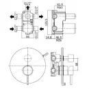 Смеситель для ванны Paffoni Light LIG019HG
