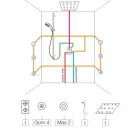 Смеситель для ванны Bossini Cube Z004203.030