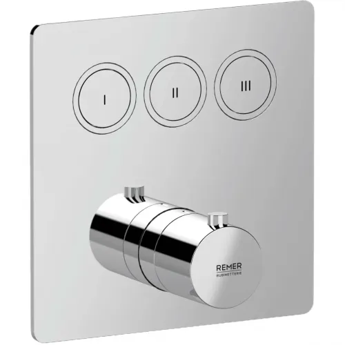 Термостат для ванны Remer X Style X99QD3KB встраиваемый, хром