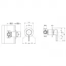Смеситель для душа Villeroy & Boch Dawn TVS10600200061