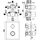 Термостат для ванны Paffoni Light LIQ519NO/M