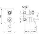 Смеситель для ванны Migliore Ermitage ML.ERM-7031.BI.BR
