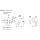Смеситель для ванны Remer Slash SL92ZPPR