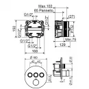Термостат для ванны Plumberia Selection PSBOX KITPSB1903CR встраиваемый, хром