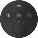 Термостат для ванны Grohe Grohtherm SmartControl 29508KF0 встраиваемый, черный матовый
