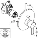 Смеситель для ванны Kludi Zenta 386570575