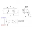 Смеситель для ванны Remer Atelier AL93ZDO встраиваемый, золотой
