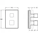 Термостат для ванны Jacob Delafon Modulo E75391-CP