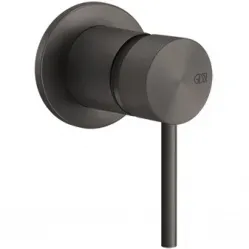 Смеситель для душа Gessi Gessi316 54019#707 встраиваемый, черный хром матовый